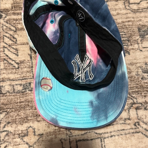 47 Brand Multicolor Tie-Dye Cap with NY Logo - Picture 2 of 4